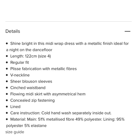 Evernew Sahara wrap plisse dress - Picture 6 of 8